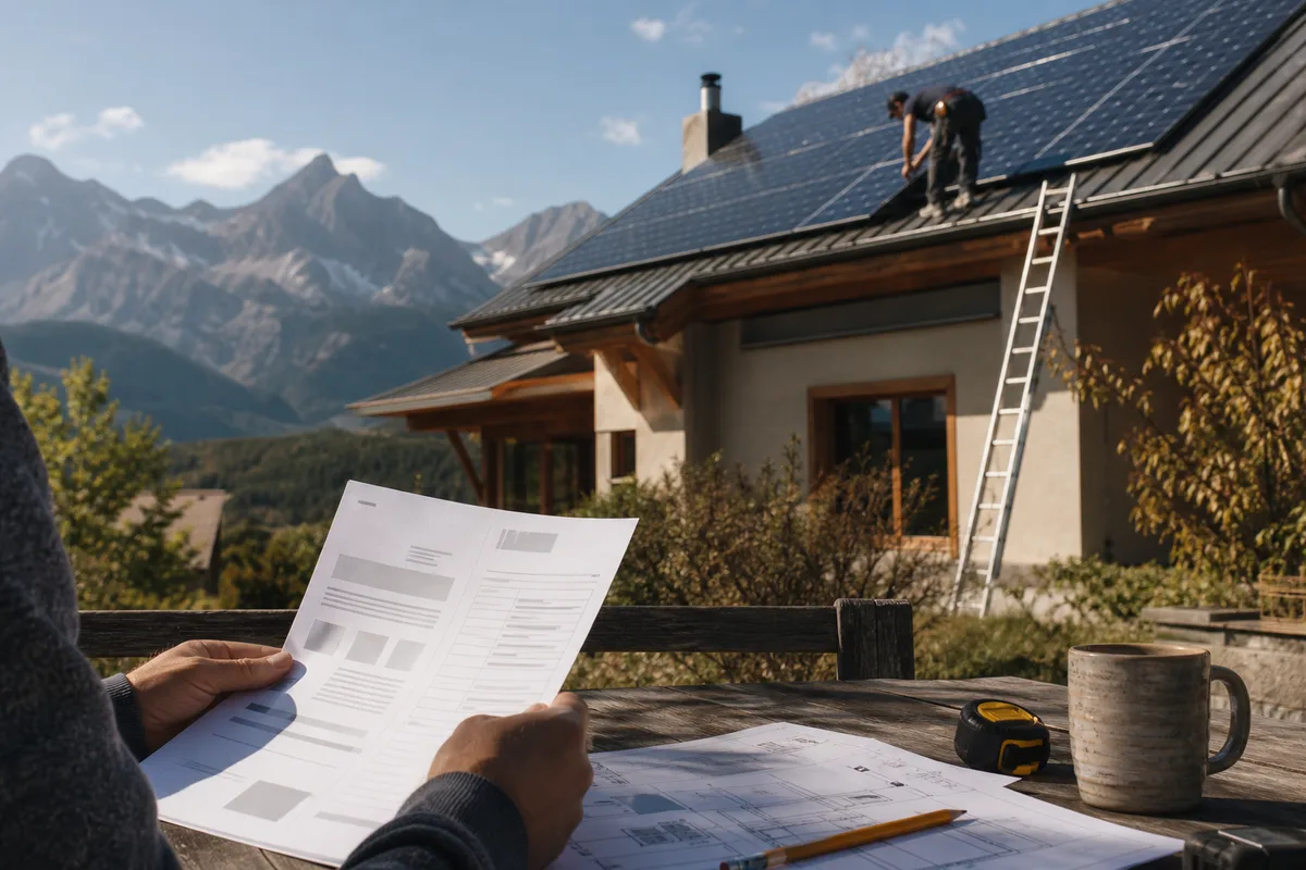 Devis solaire à Crots : les hypothèses à exiger par écrit
