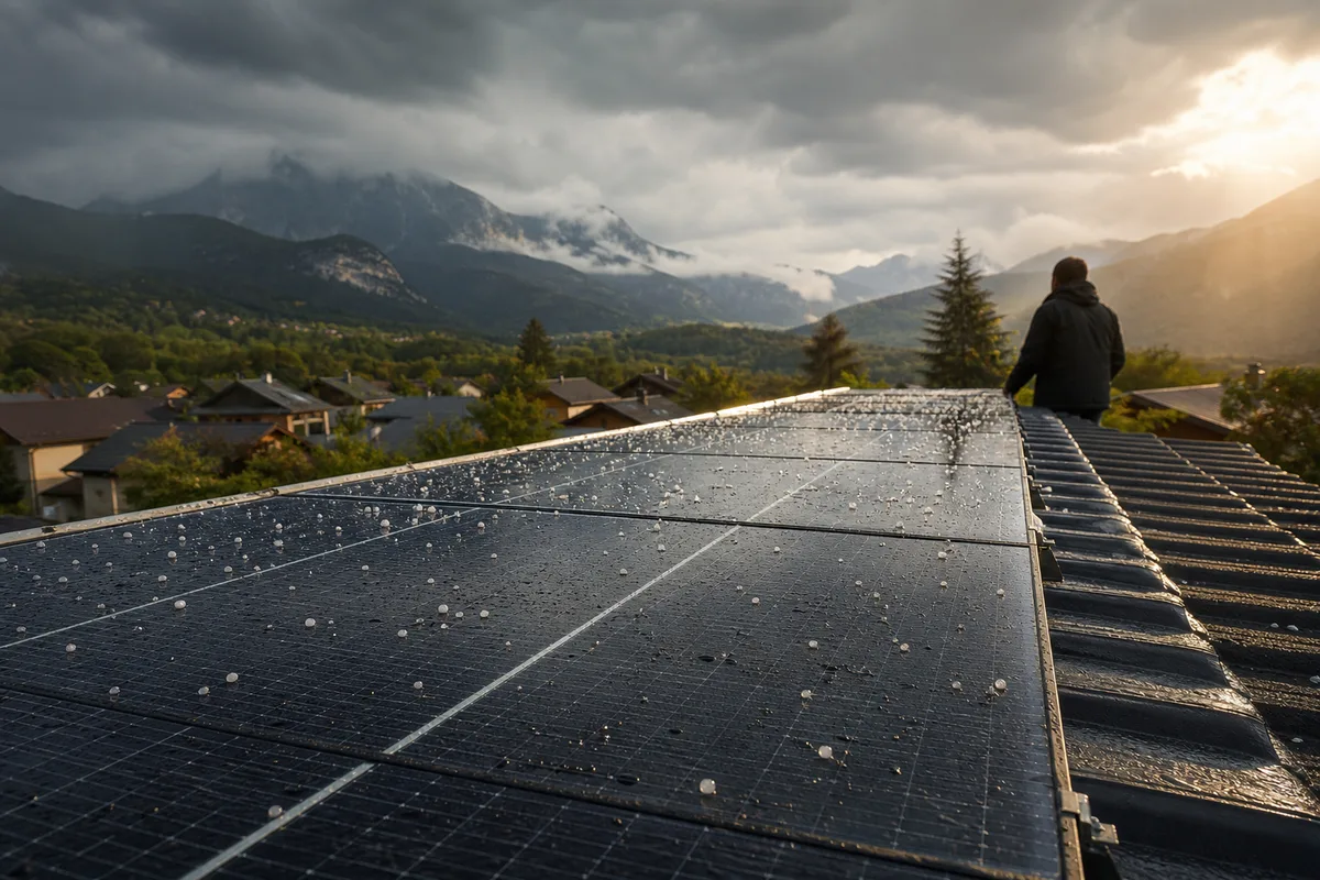 Grêle et orages à Crots : protéger et assurer ses panneaux
