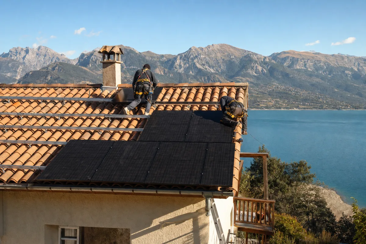 Installation de panneaux photovoltaïques à Crots