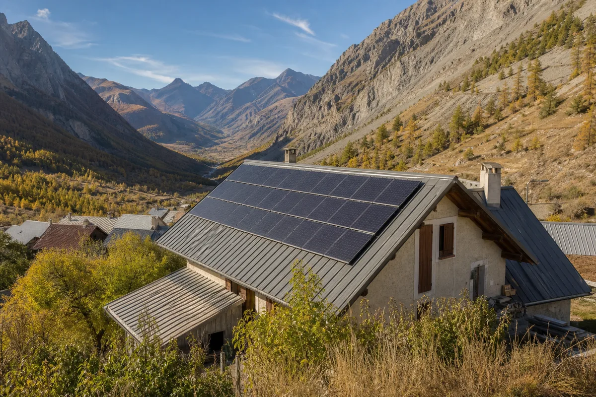 Panneau solaire Crévoux (05200) : installation photovoltaïque